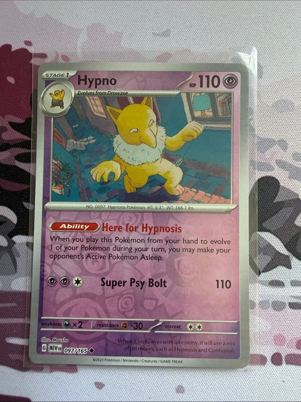 Drowzee & Hypno Pokémon Evolution Reverse Holo Card Lot 😴 | 3 Cards ✨5/$25✨